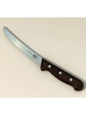 Victorinox Forschner 6" Boning Knife Semi Stiff Curved Blade Rosewood 412-6